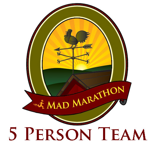 6 Mad Marathon 5 Person Team Member